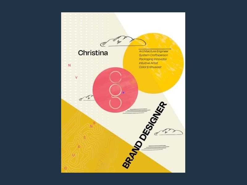A personal brand poster: Brand Designer